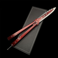 Black Rose Butterfly Knife